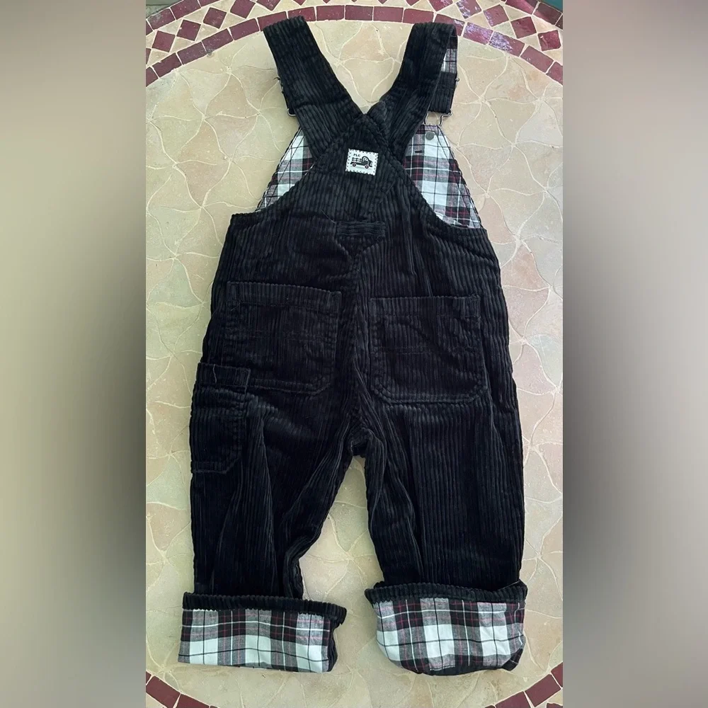 The Children’s Place Corduroy Christmas Overalls 18M